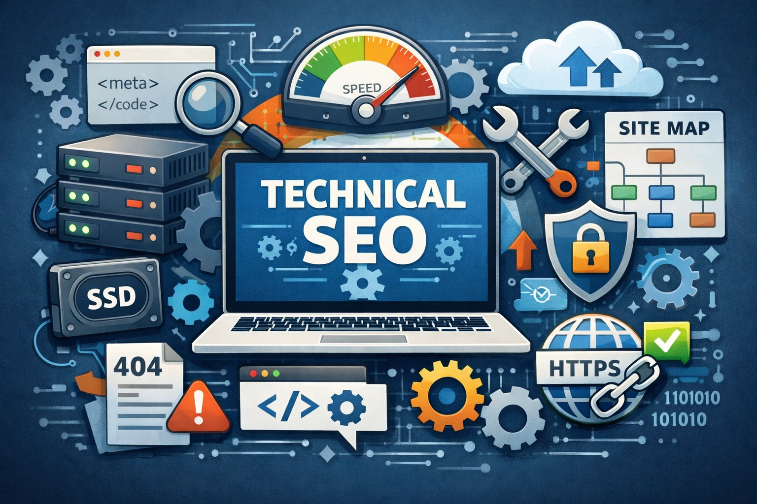 سئو تکنیکال سایت با سرعت و ساختار بهینه